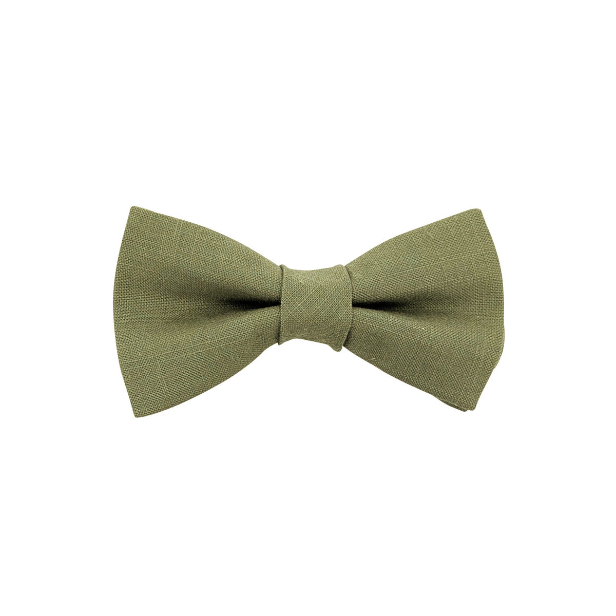 Khaki Cotton Hair Bow