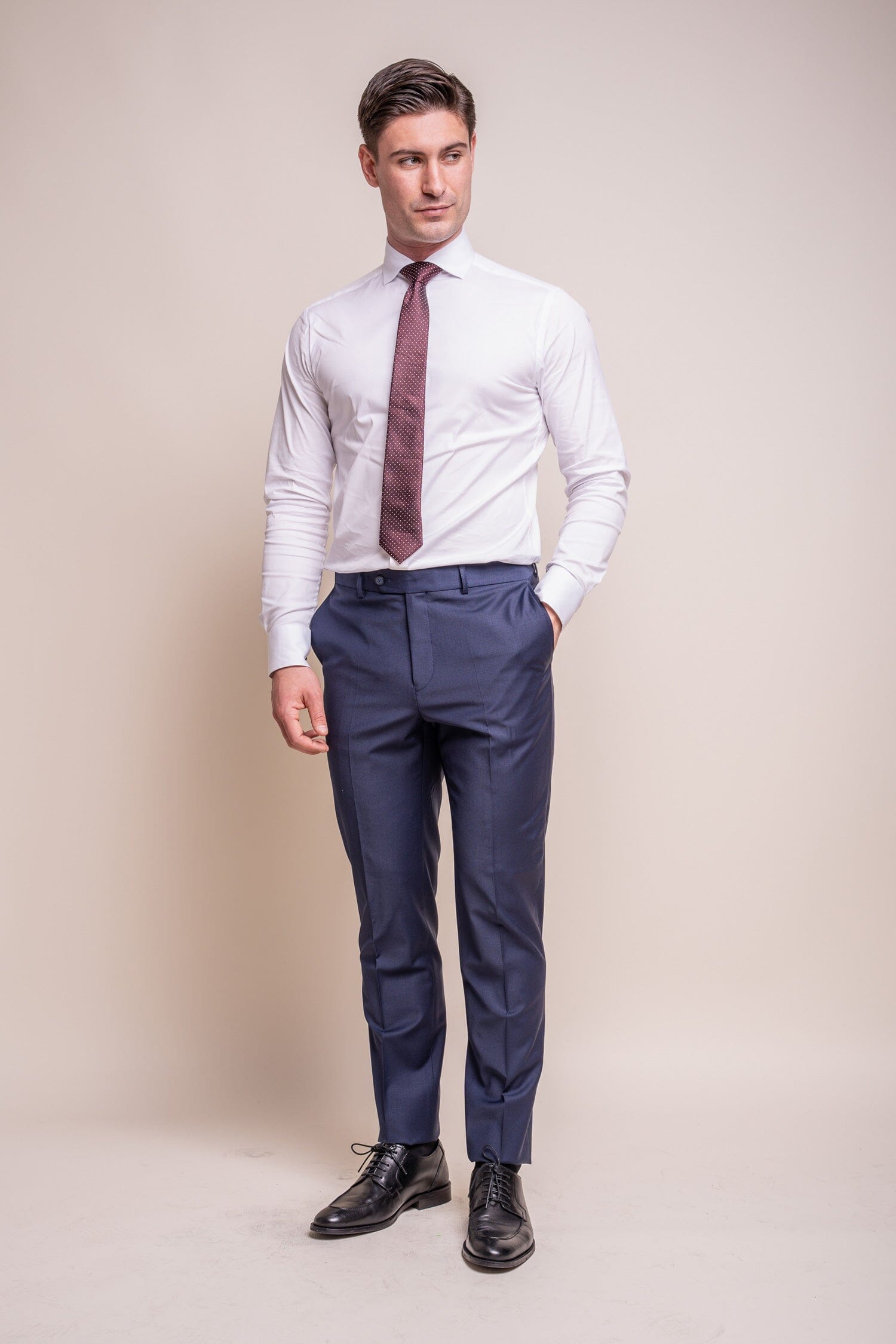 Bond Navy Trousers - OOS 1/8/23 - Trousers - - THREADPEPPER