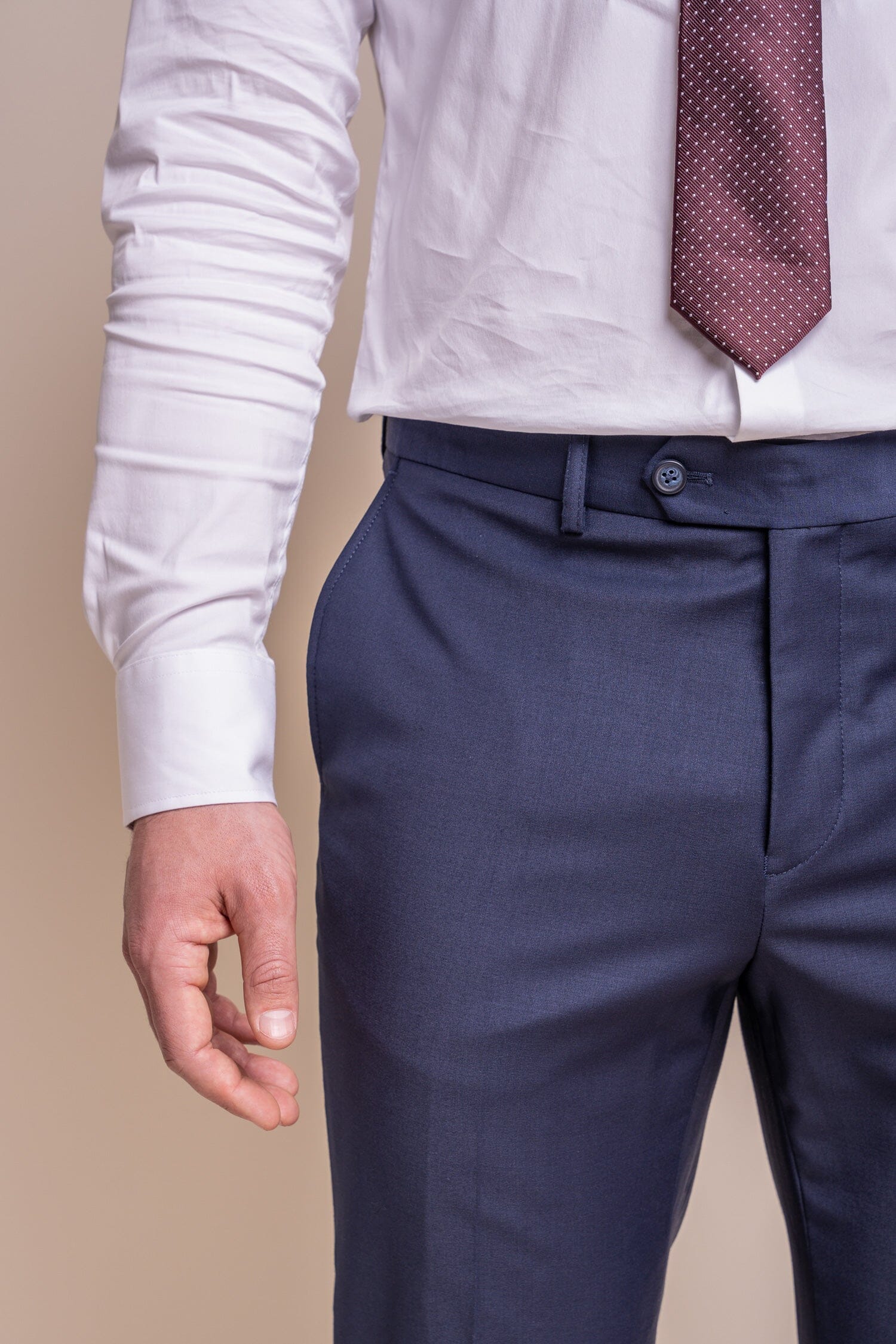 Bond Navy Trousers - OOS 1/8/23 - Trousers - - THREADPEPPER