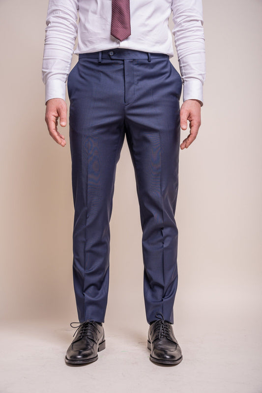 Bond Navy Trousers - OOS 1/8/23 - Trousers - - THREADPEPPER