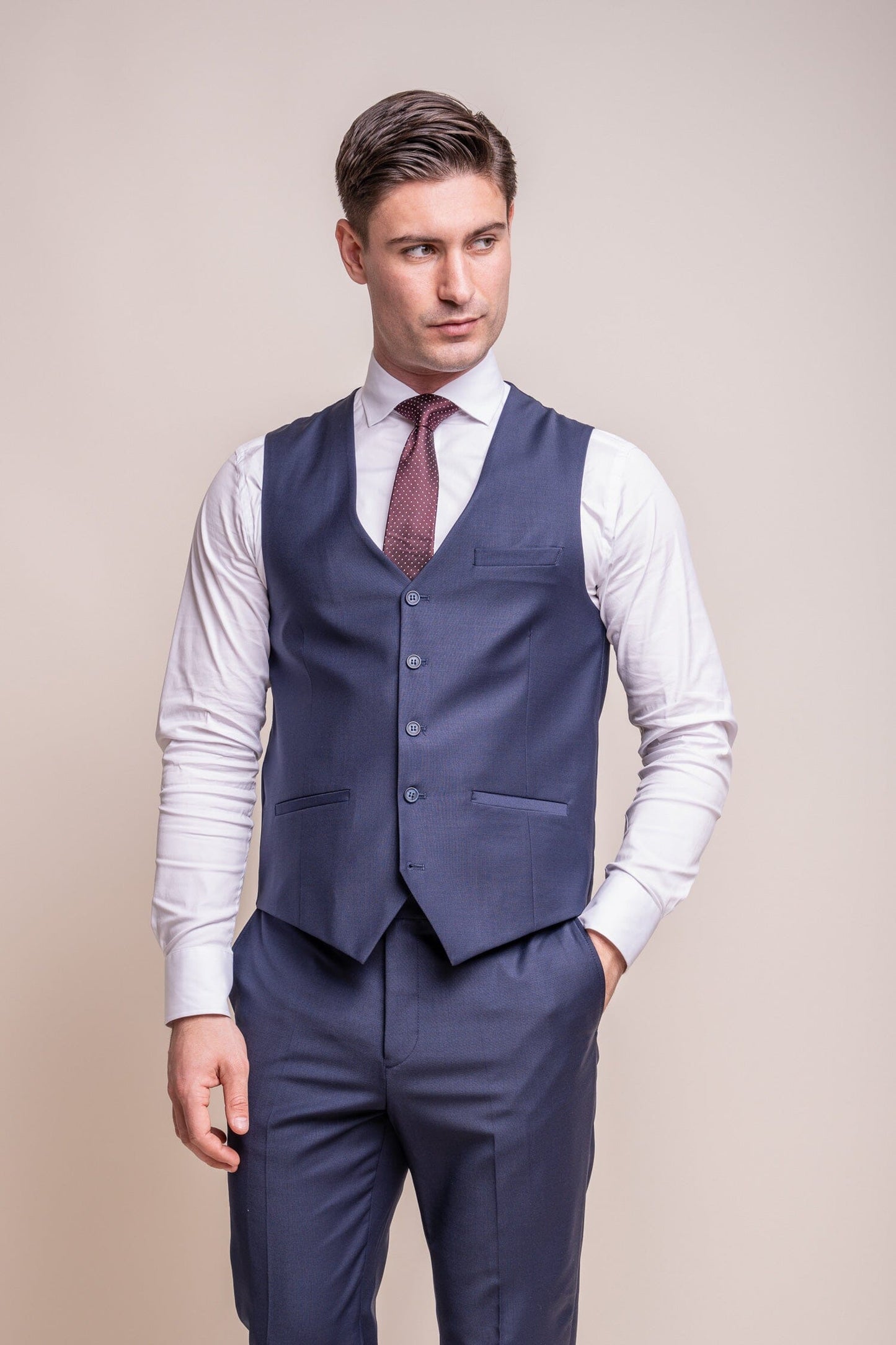 Bond Navy 3 Piece Suit
