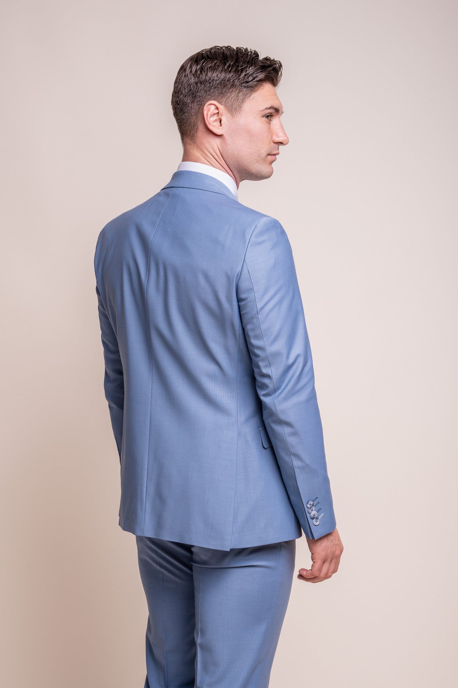 Bond Ocean Blue Blazer - Blazers & Jackets - - THREADPEPPER