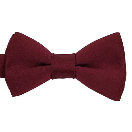 Bordeaux Boys Bow Ties - Childrenswear - Neckstrap (Age 5 - 12) - Swagger & Swoon