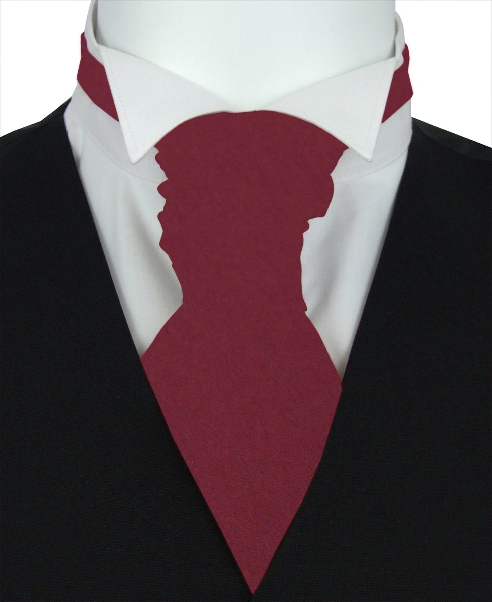 Bordeaux Wedding Cravat - Wedding Cravat - Pre - Tied - Cravat Only - Swagger & Swoon