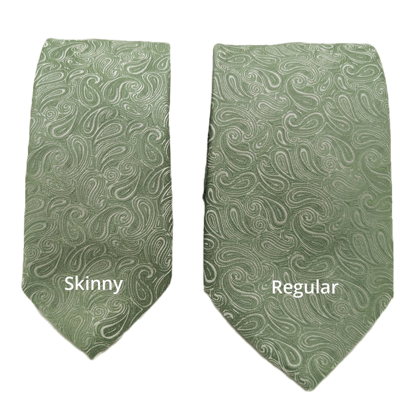 Wild Sage Paisley Wedding Swatch