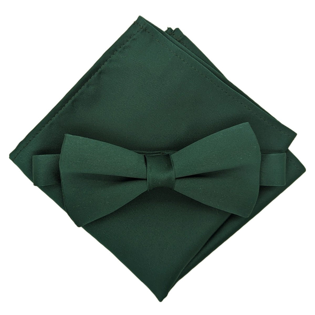 Bottle Green Bow Tie - Wedding Bow Tie - Pre - Tied - Add Pocket Square - Save £1.00 - Swagger & Swoon