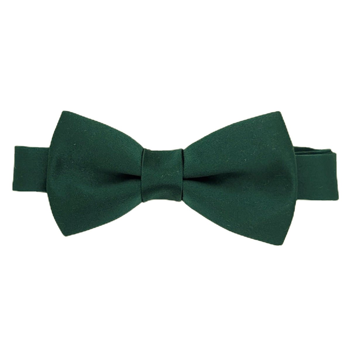 Bottle Green Boys Bow Ties - Childrenswear - Neckstrap (Age 5 - 12) - Swagger & Swoon