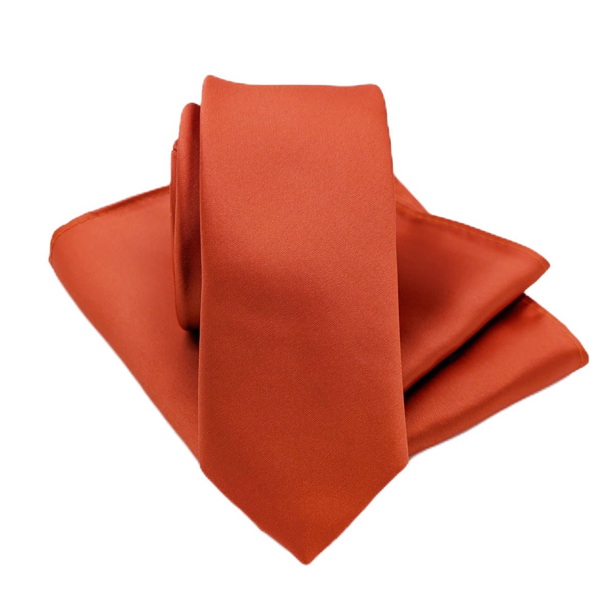 Burnt Orange Pocket Square - Wedding Pocket Square - Swagger & Swoon