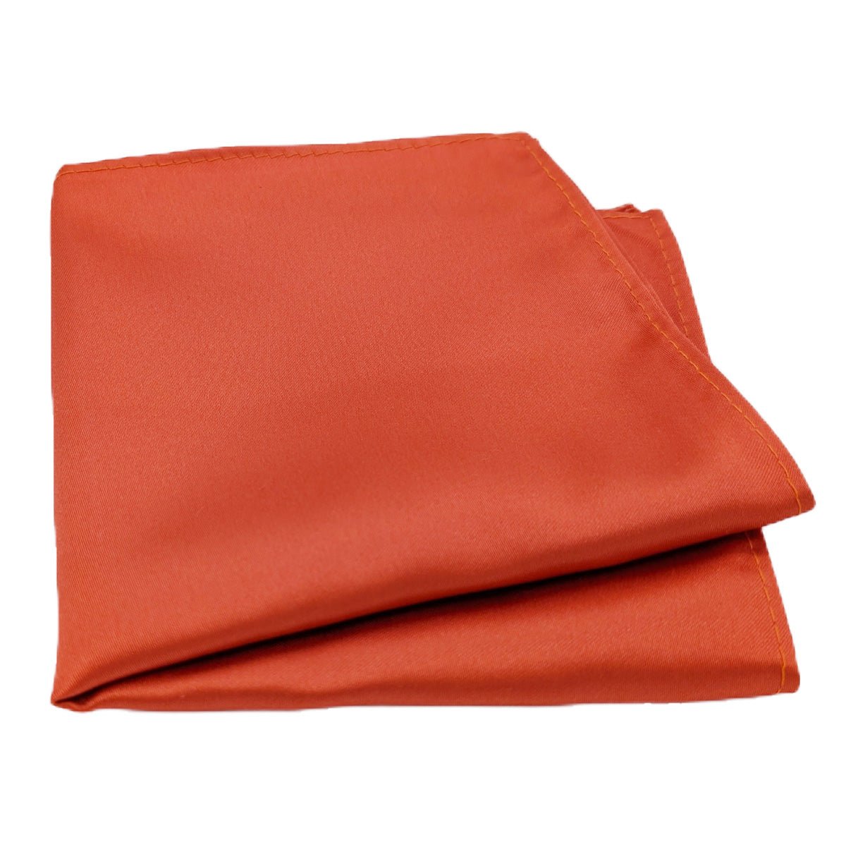 Burnt Orange Pocket Square - Wedding Pocket Square - Swagger & Swoon