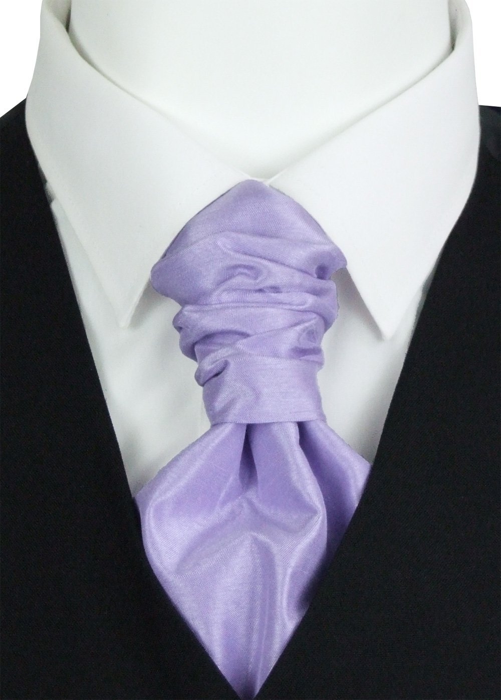 Butterfly Shantung Wedding Cravat - Wedding Cravat - Pre - Tied - Cravat Only - Swagger & Swoon