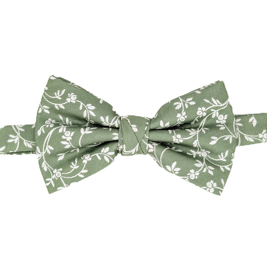 Wild Sage Leaves Bow Tie