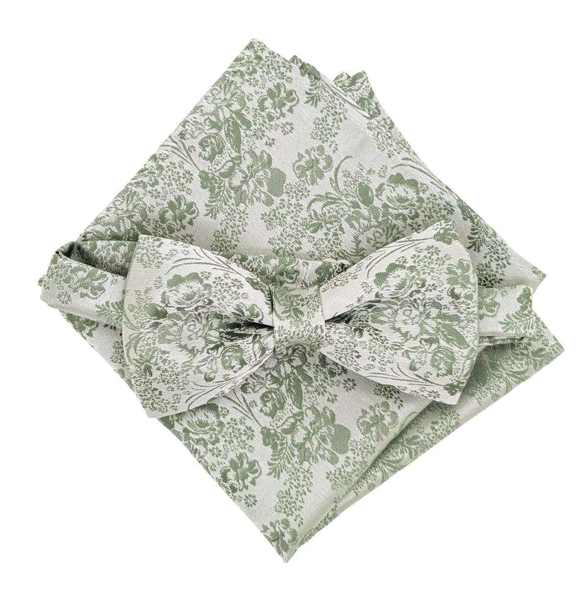 Wild Sage Floral Pocket Square
