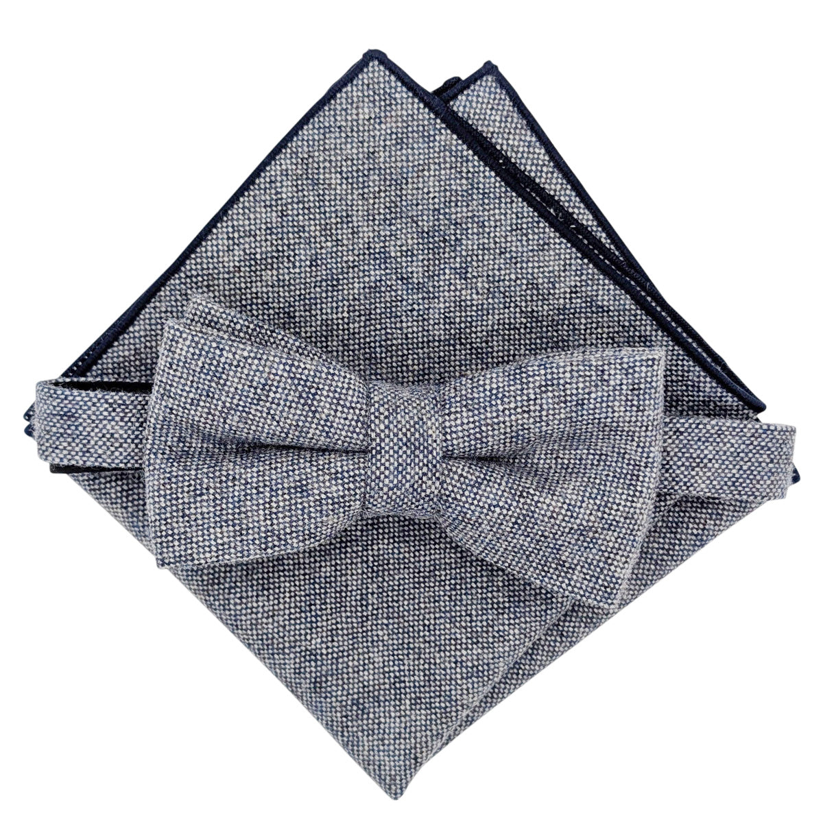 Blue Tweed Wedding Swatch