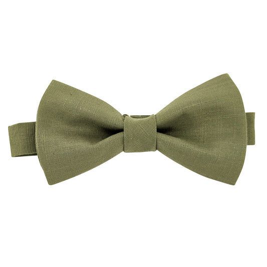 Khaki Cotton Bow Tie