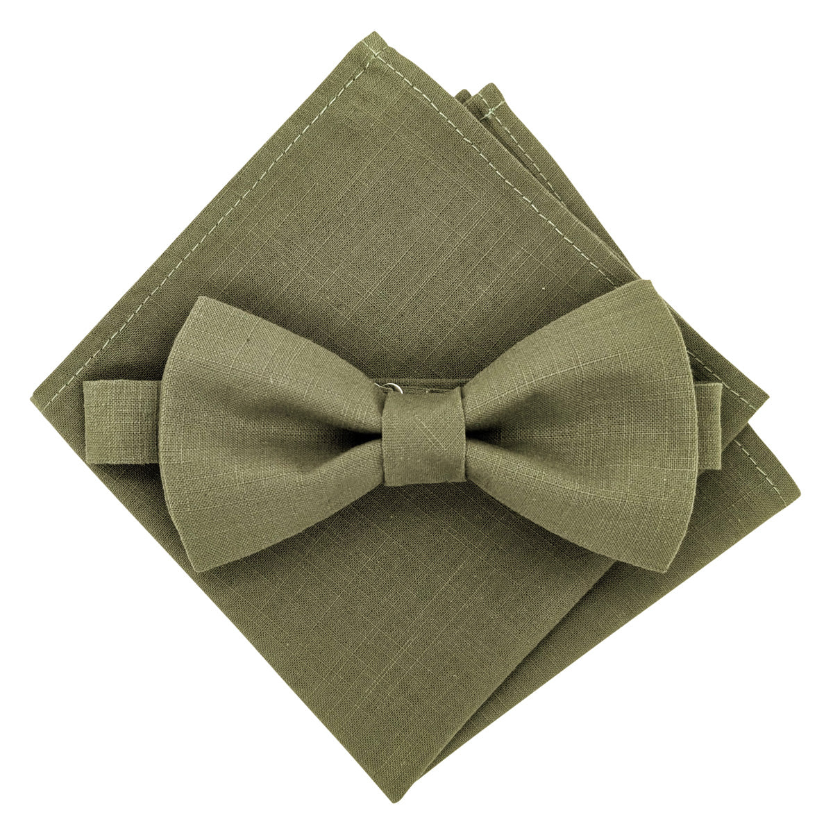 Khaki Cotton Pocket Square
