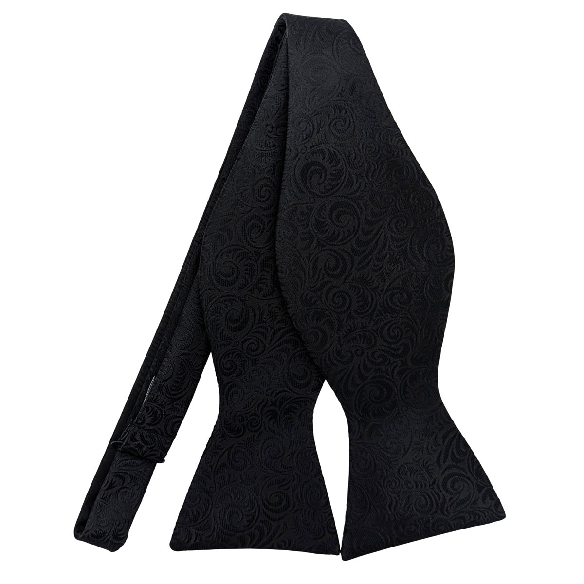 Black Swirls Bow Tie