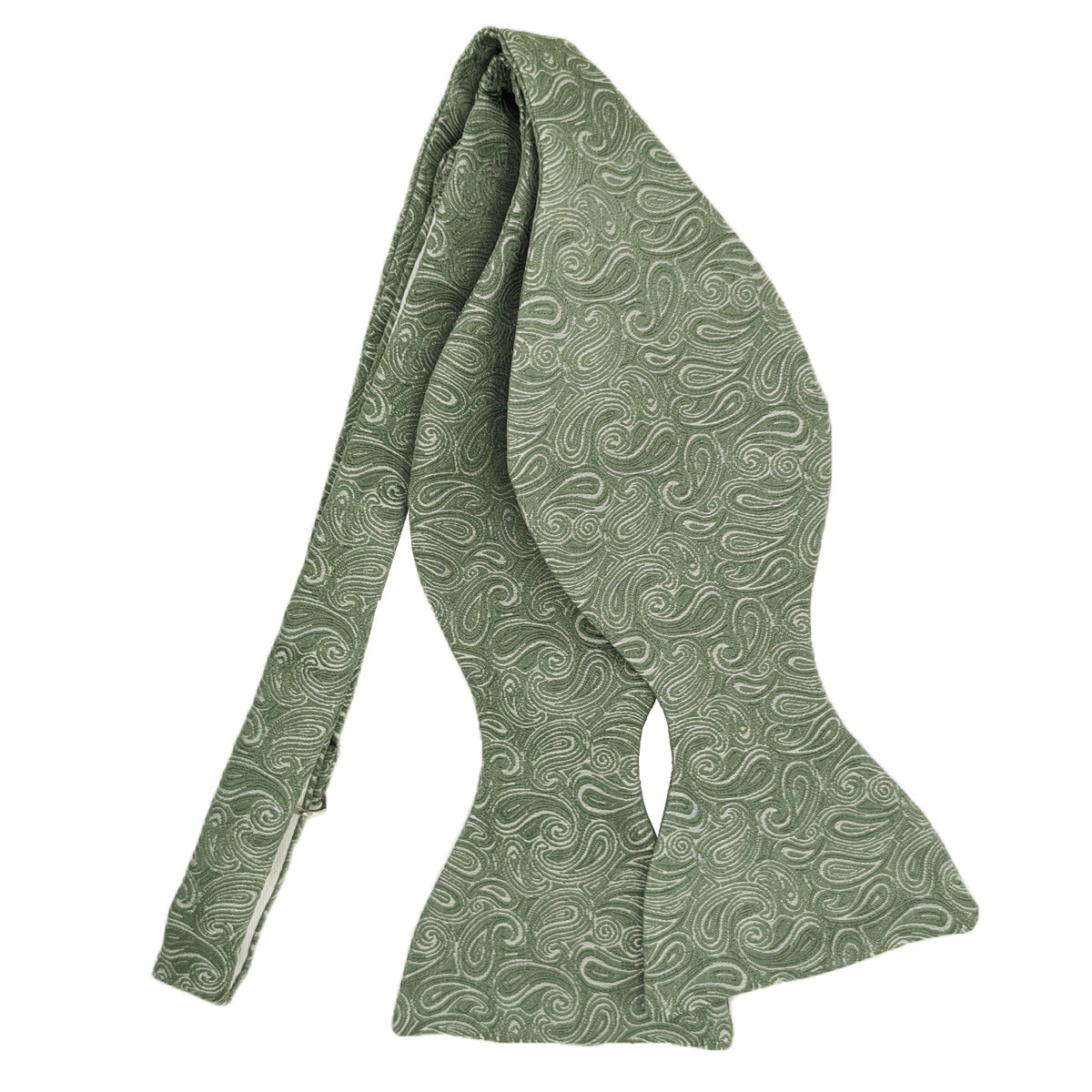Wild Sage Paisley Bow Tie