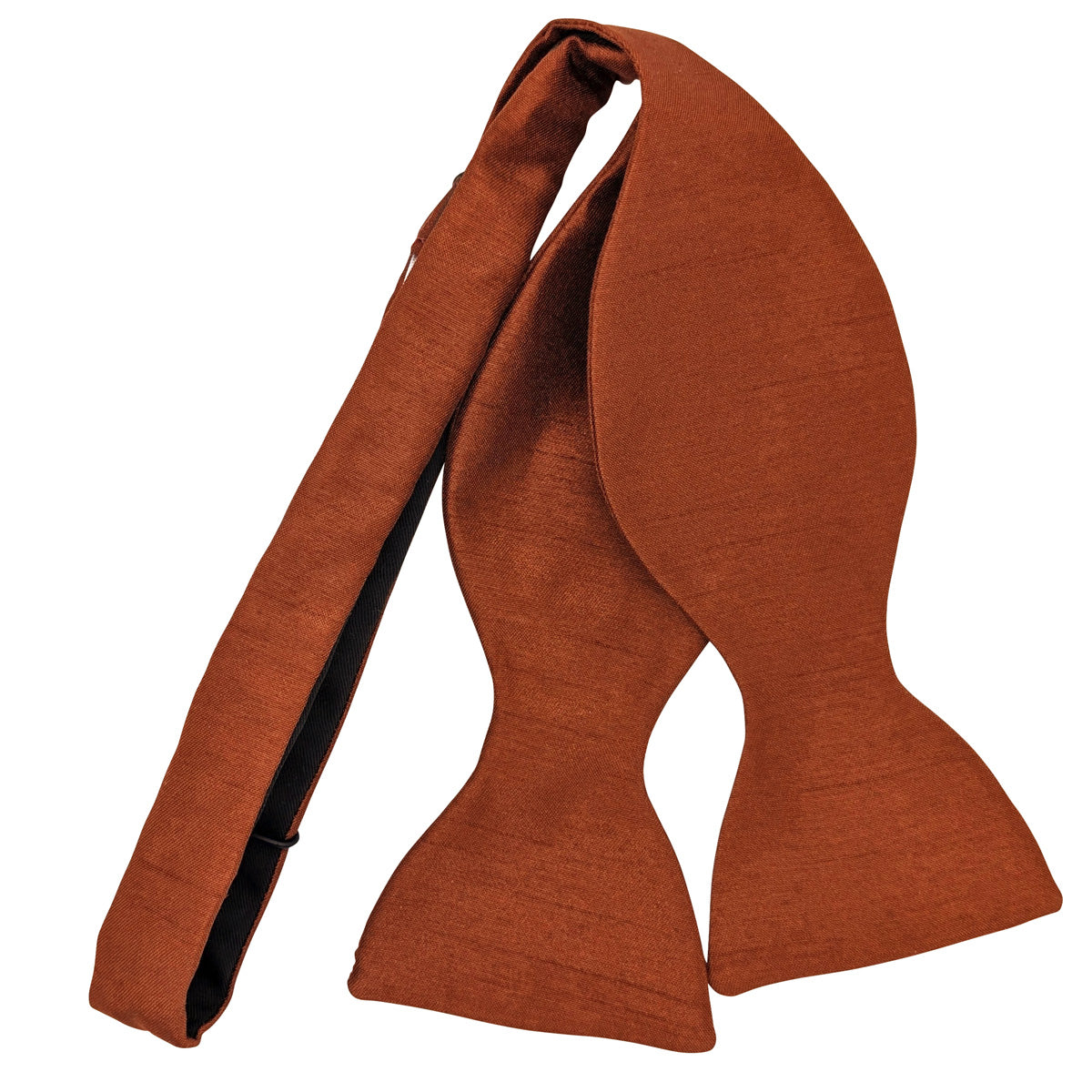 Russet Shantung Bow Tie
