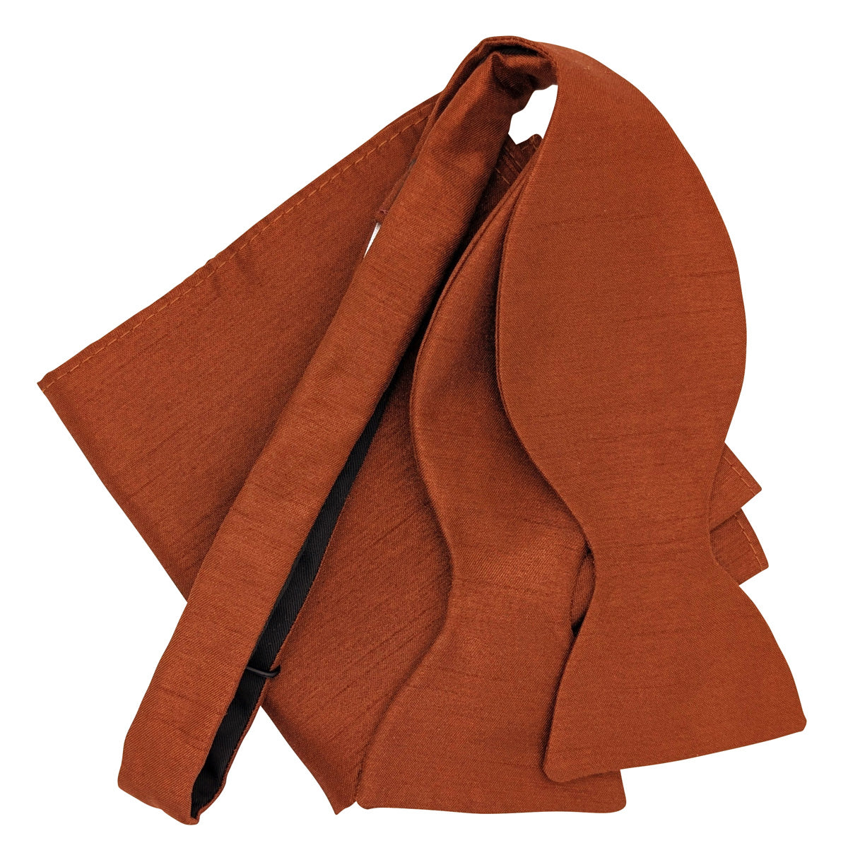 Russet Shantung Bow Tie
