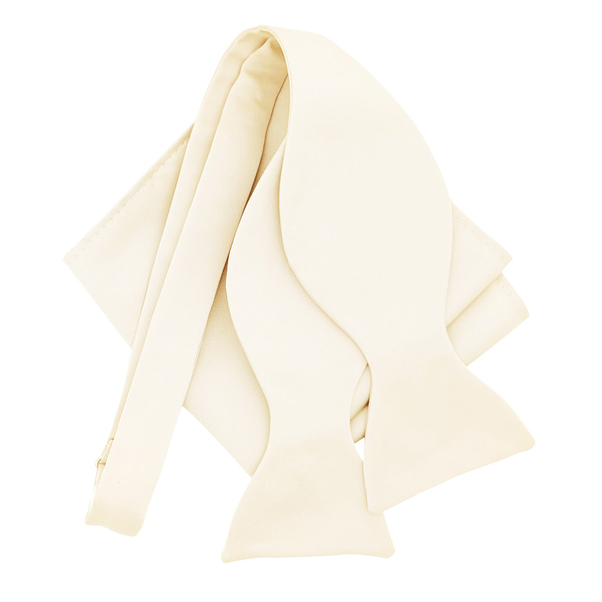 Vanilla Suede Bow Tie
