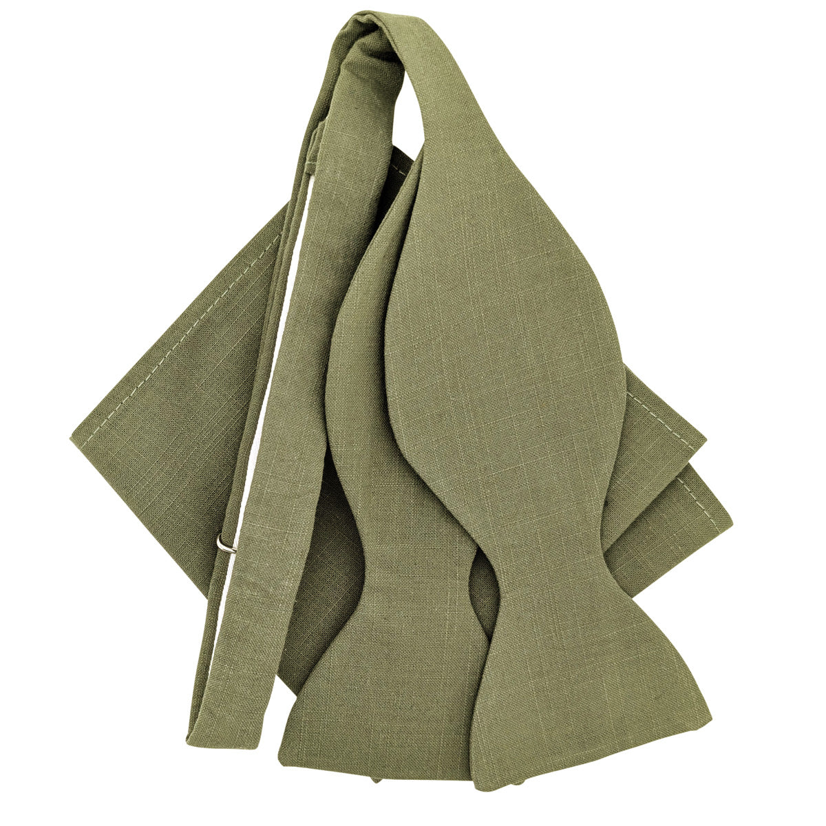 Khaki Cotton Bow Tie