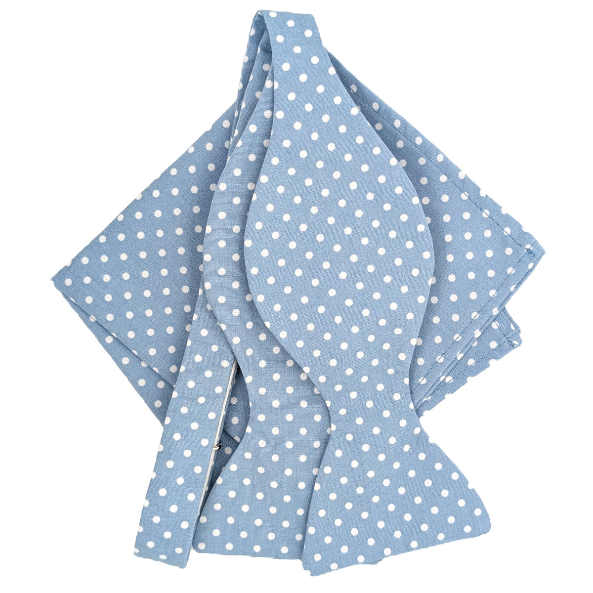 Mid Blue Spot Wedding Swatch