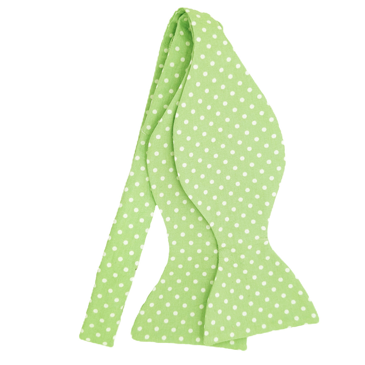 Pistachio Spot Bow Tie