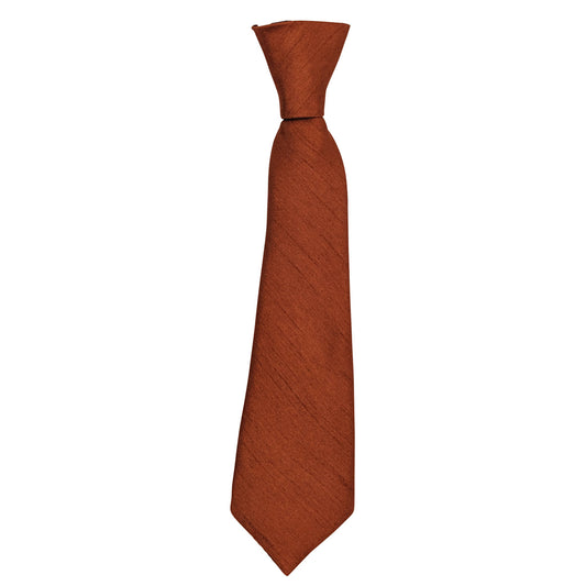 Russet Shantung Boys Ties