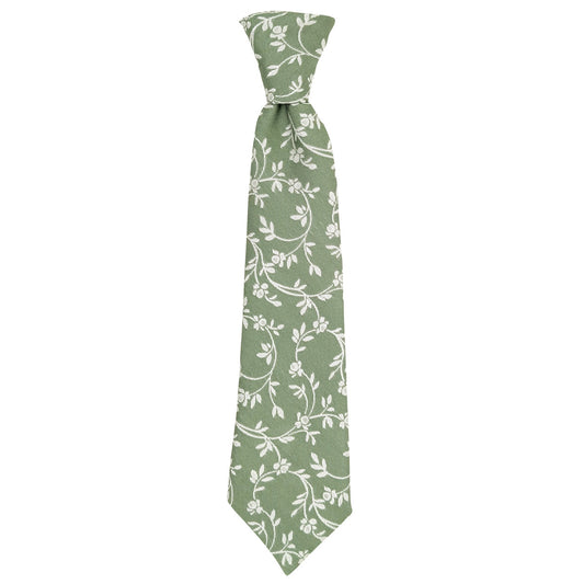 Wild Sage Leaves Boys Ties