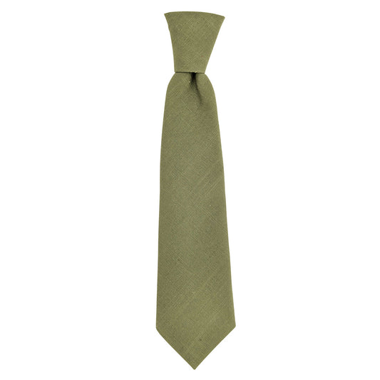 Khaki Cotton Boys Ties