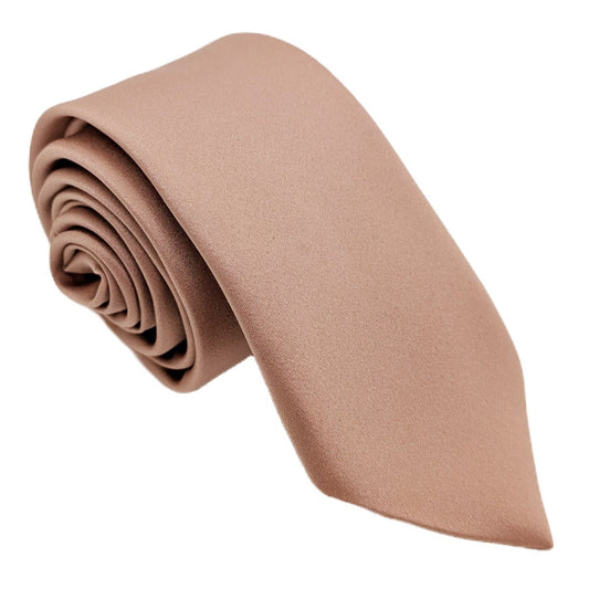 Cappuccino Wedding Tie - Wedding Tie - Skinny - Tie Only - Swagger & Swoon