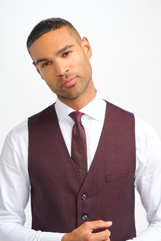 Caridi Wine Waistcoat - Waistcoats - 