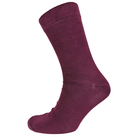 Cassis matching socks for wedding