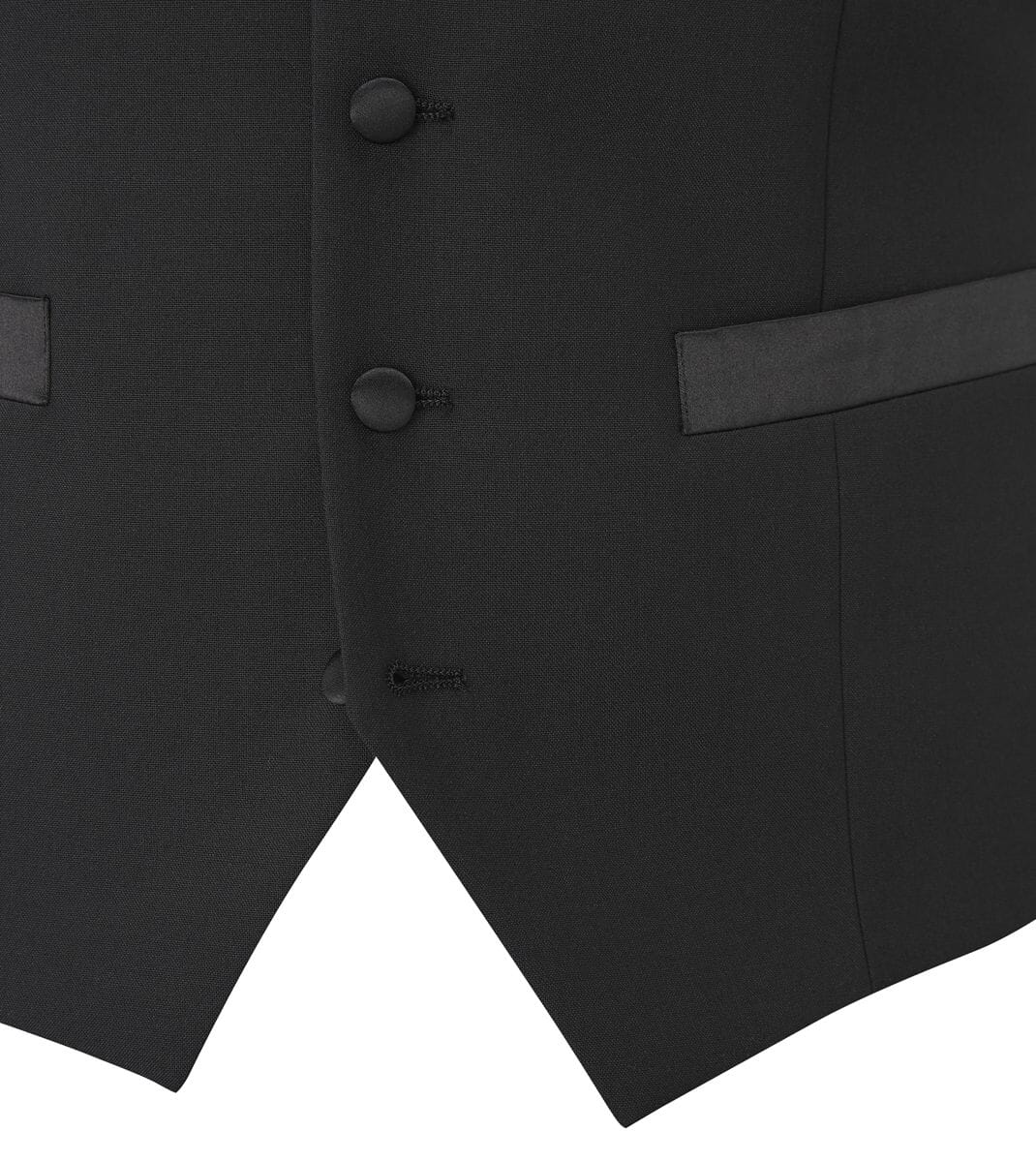 Cavendish Black Dinner Suit Waistcoat - Waistcoats - 34R - Swagger & Swoon