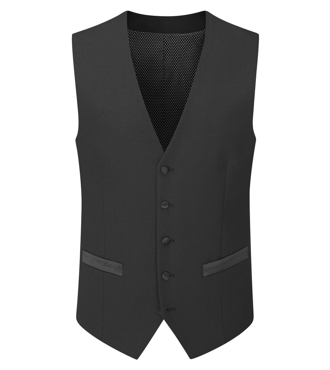 Cavendish Black Dinner Suit Waistcoat - Waistcoats - 34R - Swagger & Swoon