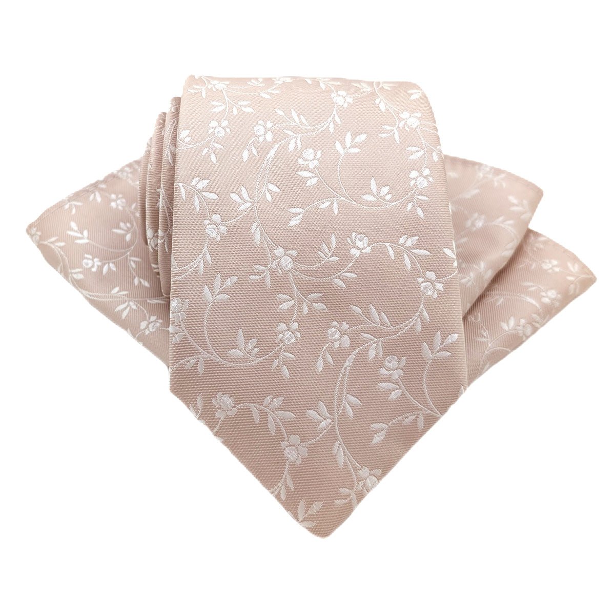 Champagne Leaves Pocket Square - Wedding Pocket Square - Swagger & Swoon