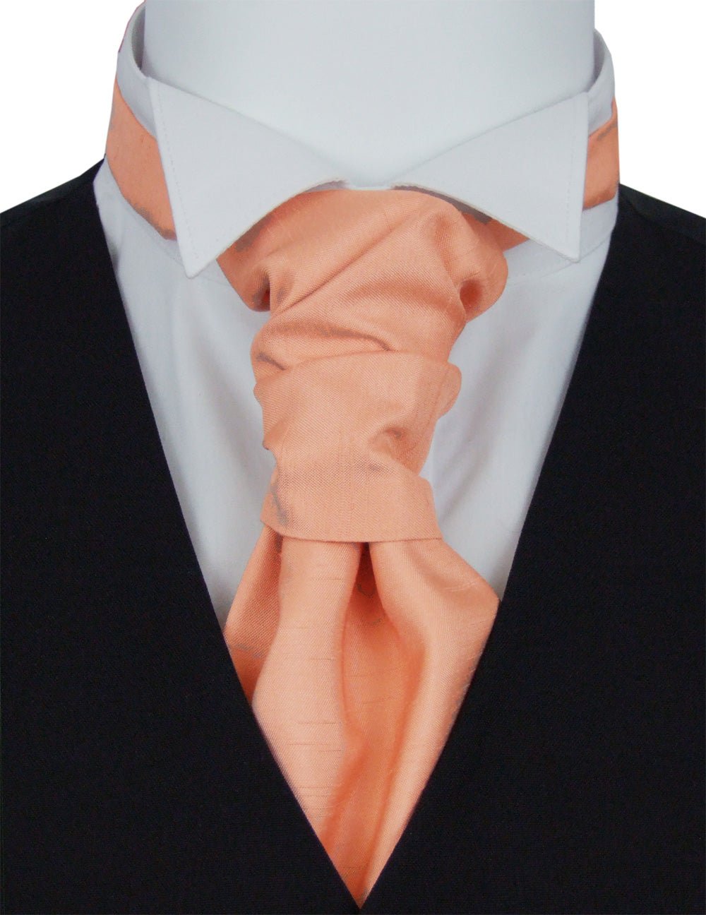 CLEARANCE - Tea Rose Shantung Cravat - Clearance - Swagger & Swoon