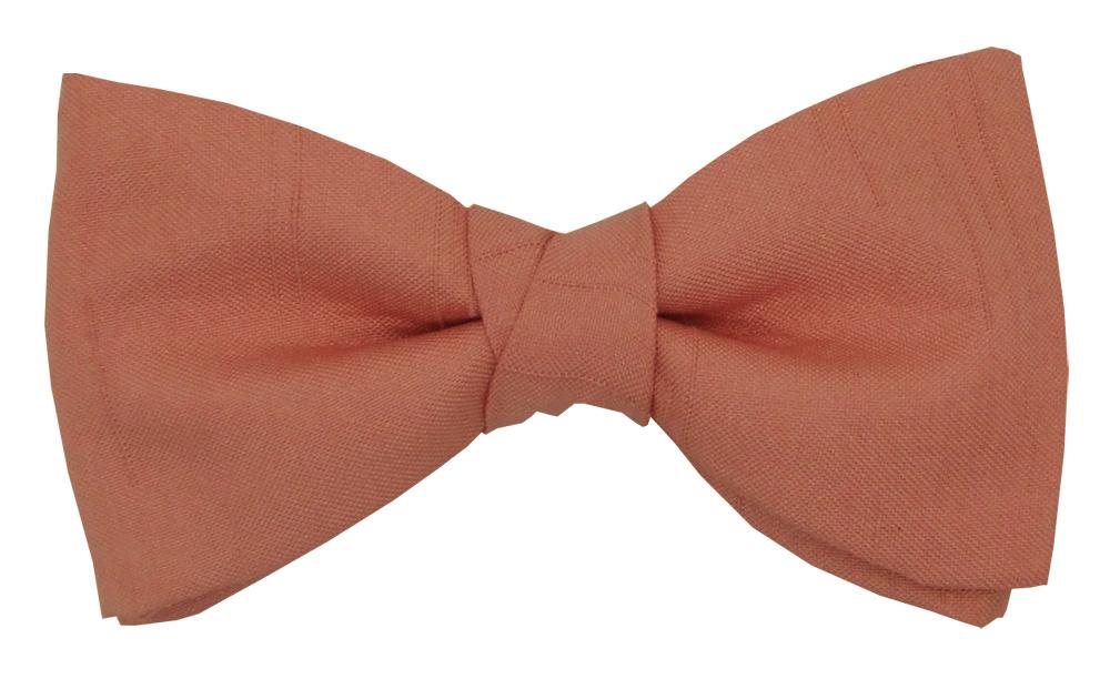 CLEARANCE - Terracotta Shantung Boys Bow Tie - Clearance - Swagger & Swoon