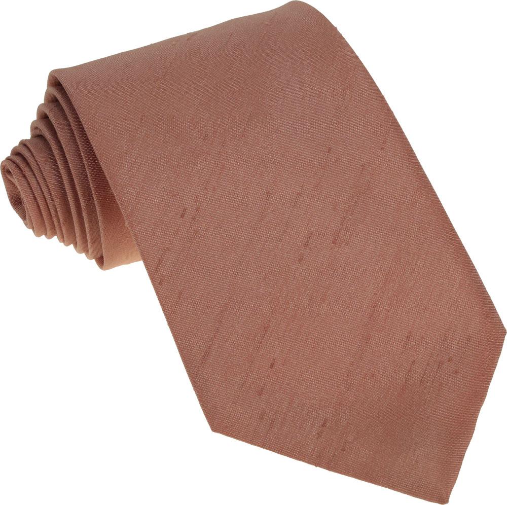 CLEARANCE - Terracotta Shantung Boys Tie - Childrenswear - Swagger & Swoon