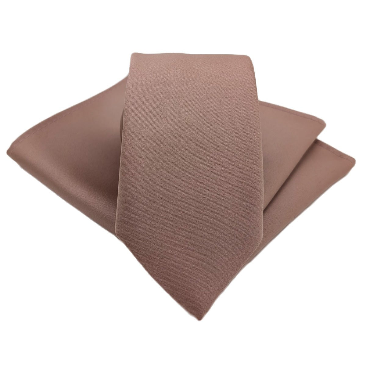 Cocoa Wedding Tie - Wedding Tie - Skinny - Add Pocket Square - Save £1.00 - Swagger & Swoon