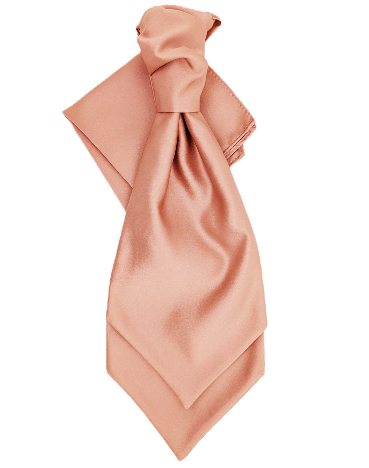 Copper Rose Wedding Cravat - Wedding Cravat - Pre - Tied - Add Pocket Square - Save £1.00 - Swagger & Swoon