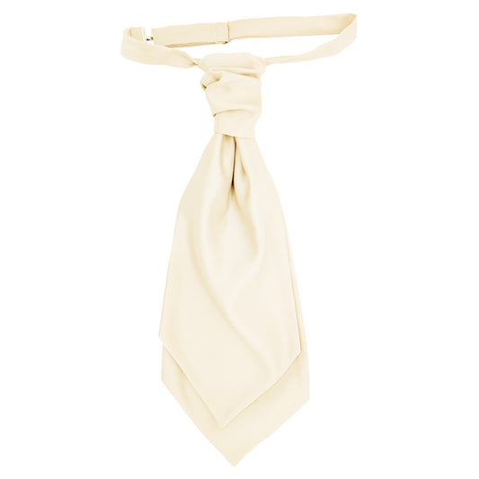 Vanilla Suede Boys Wedding Cravat