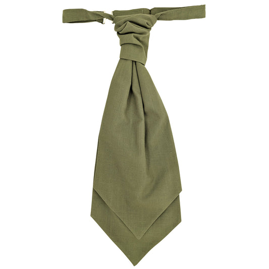 Khaki Cotton Boys Wedding Cravat