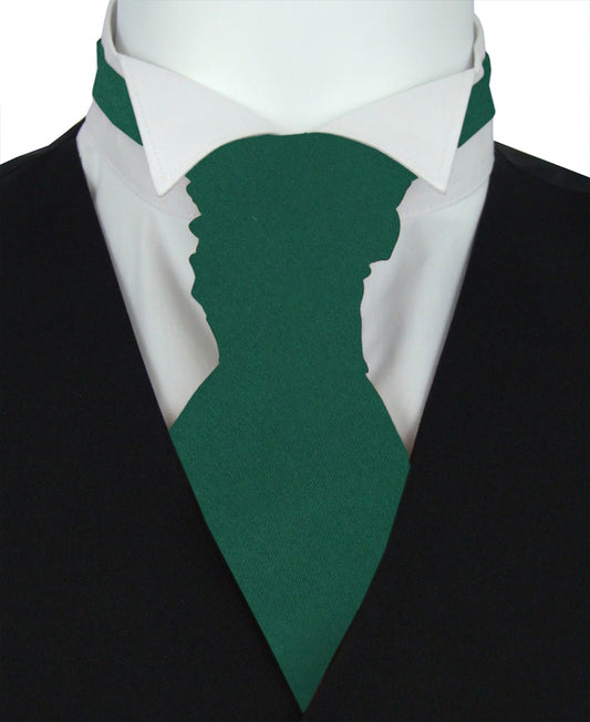 Pine Green Boys Wedding Cravat