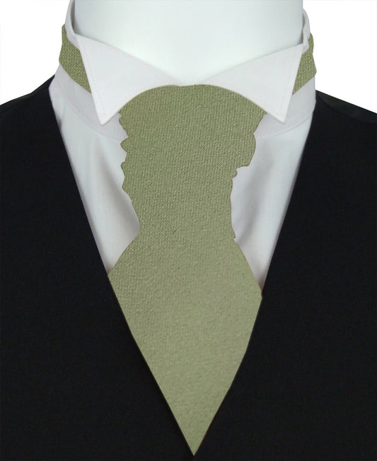 Leaf Green Boys Wedding Cravat