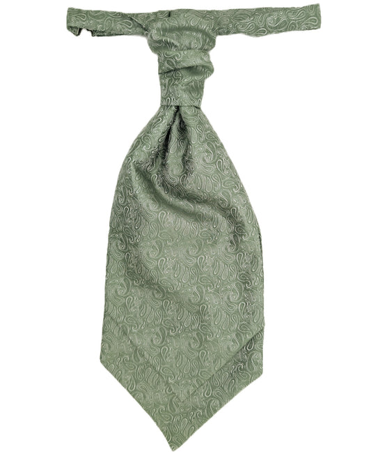 Wild Sage Paisley Wedding Cravat