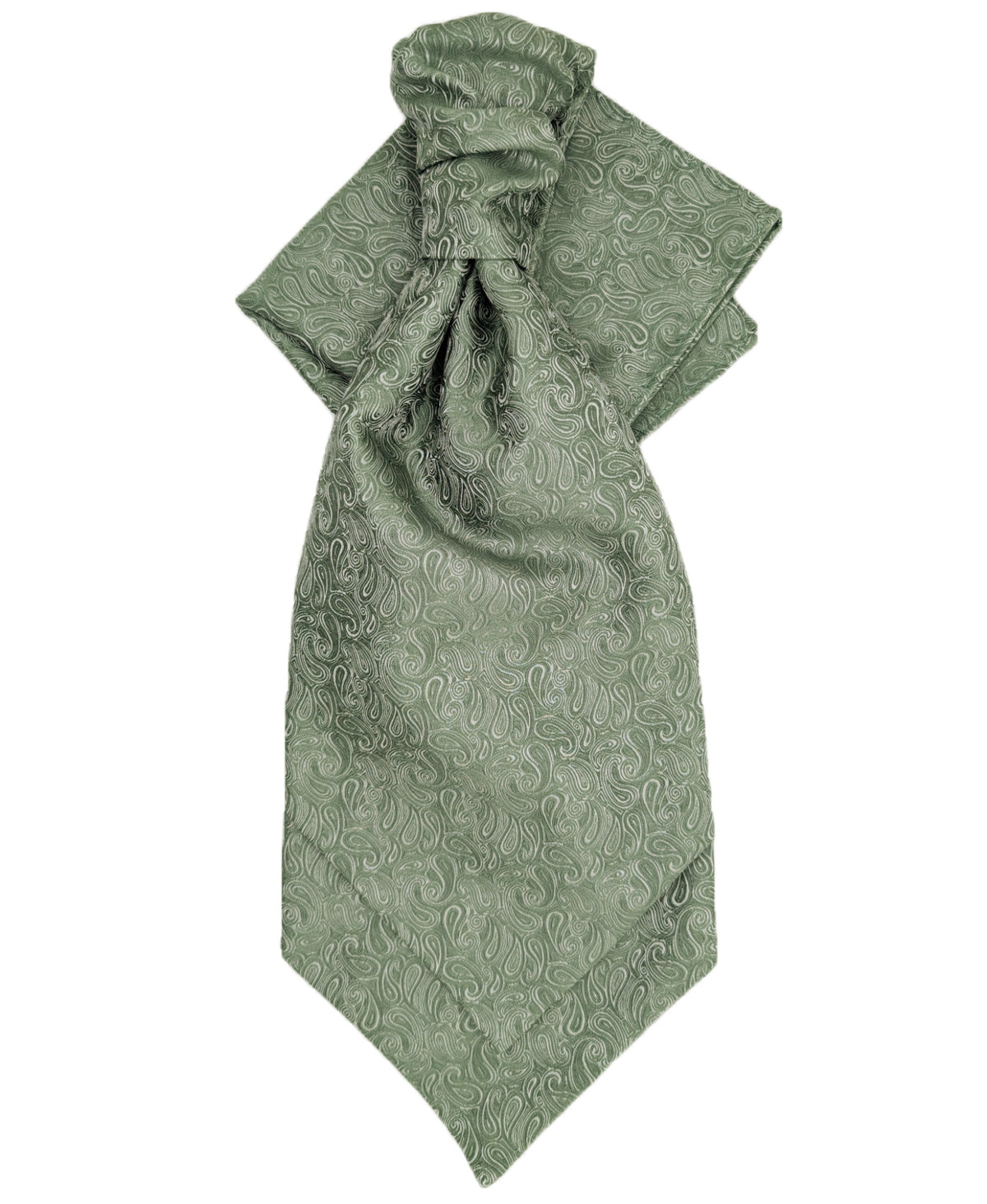Wild Sage Paisley Wedding Cravat