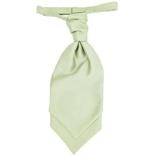 Mint Shantung Boys Wedding Cravat