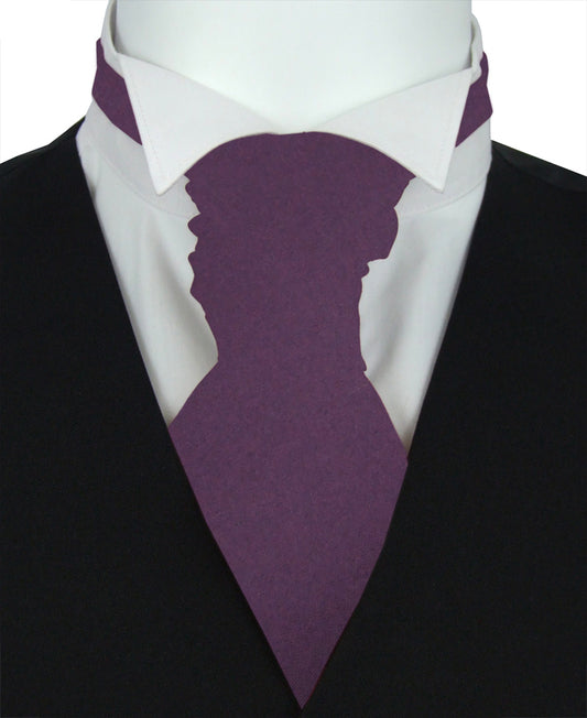 Blackberry Wine Wedding Cravat