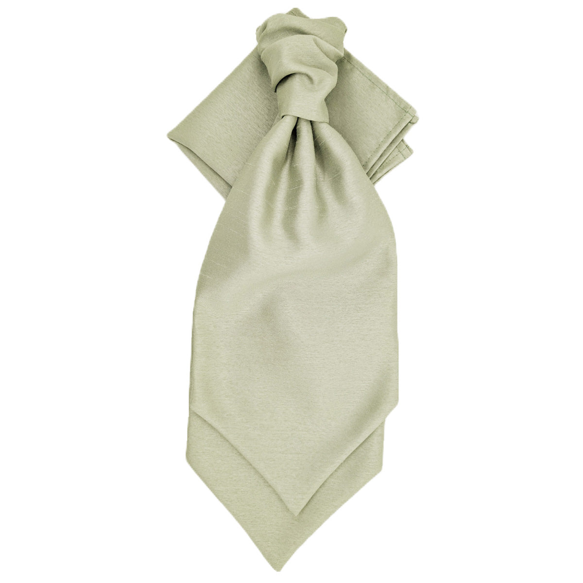 Light Sage Shantung Wedding Cravat